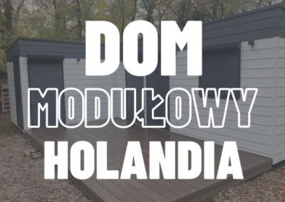 Dom modułowy Holandia
