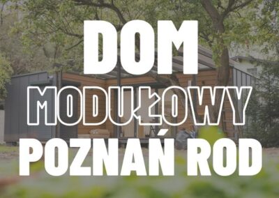 Dom modułowy Poznań ROD